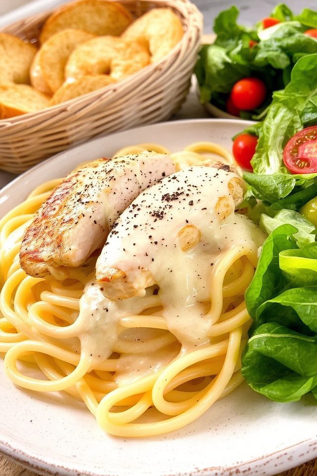 creamy chicken alfredo delight