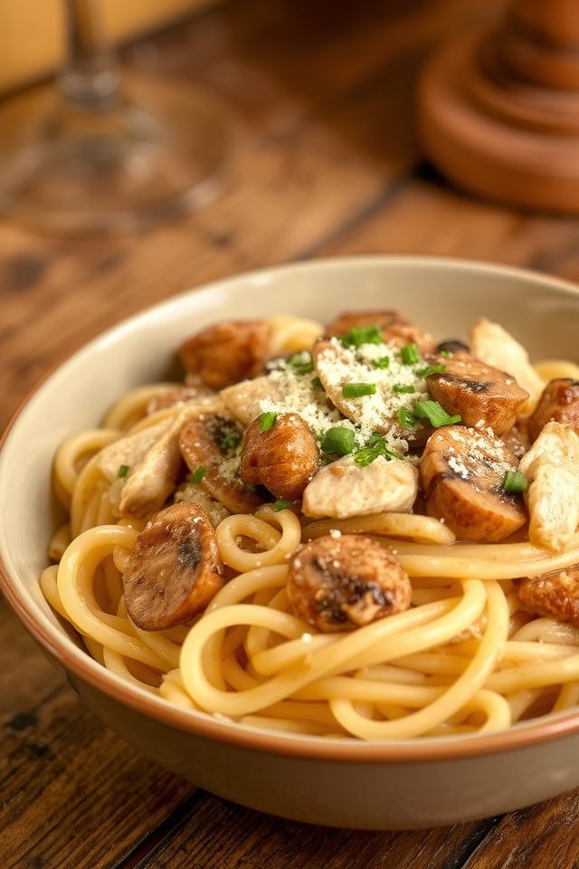 creamy chicken pasta dish