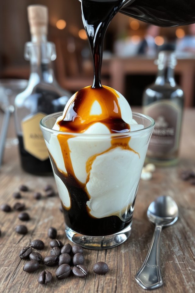 creamy coffee ice cream indulgence