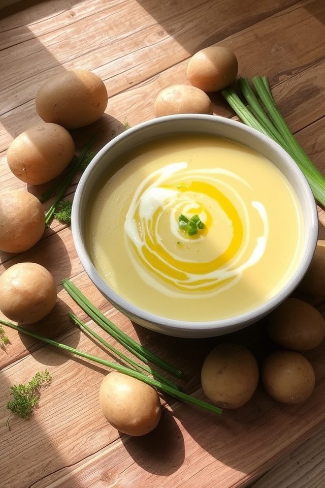 creamy comforting potato soup