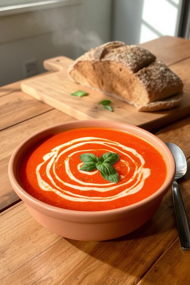 creamy flavorful tomato soup
