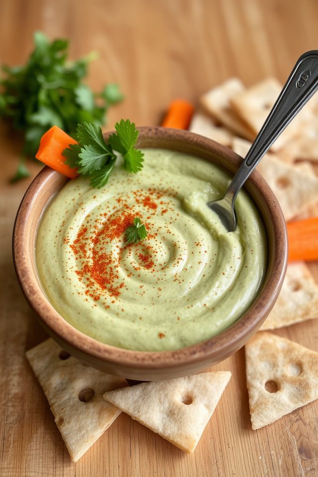 creamy healthy avocado dip