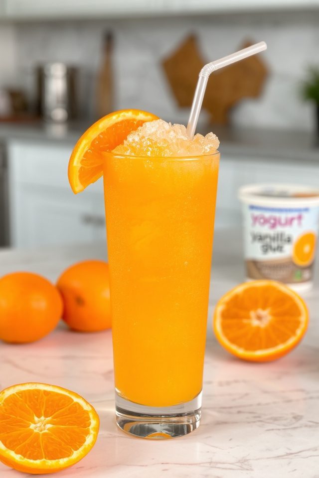creamy orange summer treat