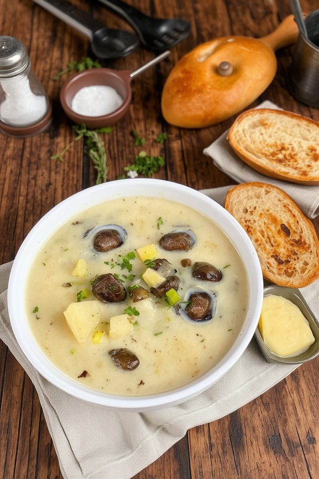 creamy oyster soup delight
