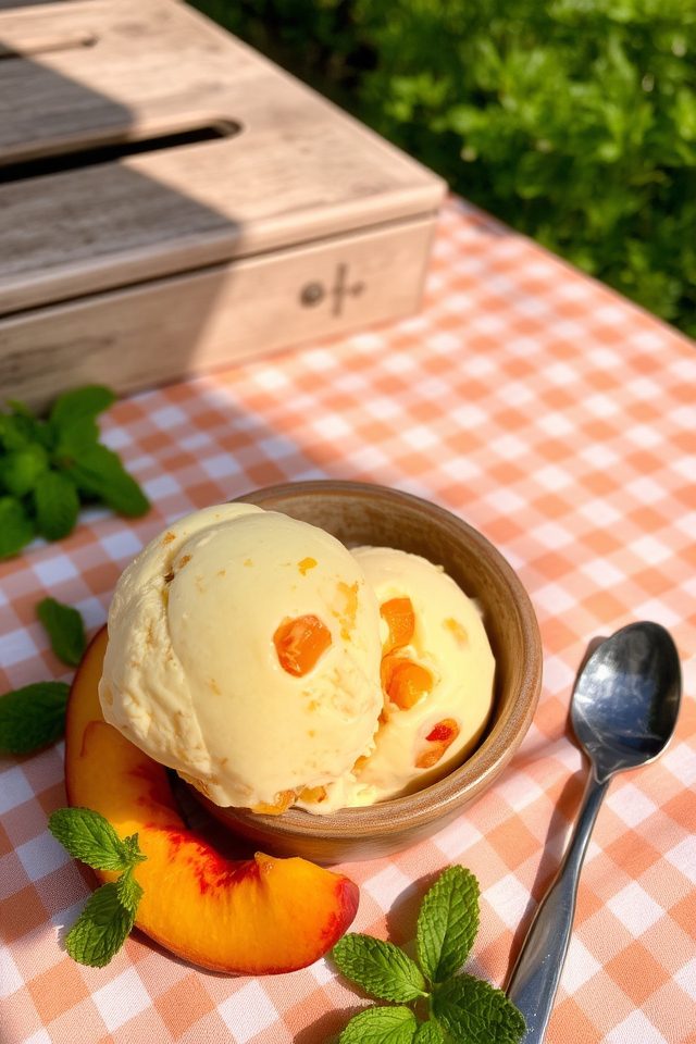 creamy southern peach delight