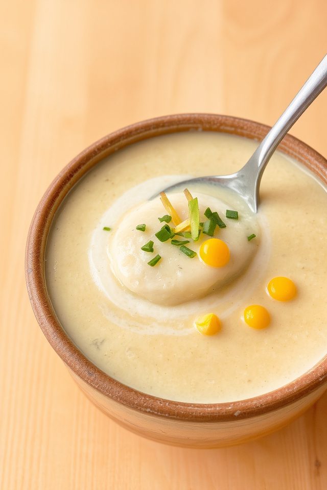 creamy summer corn soup
