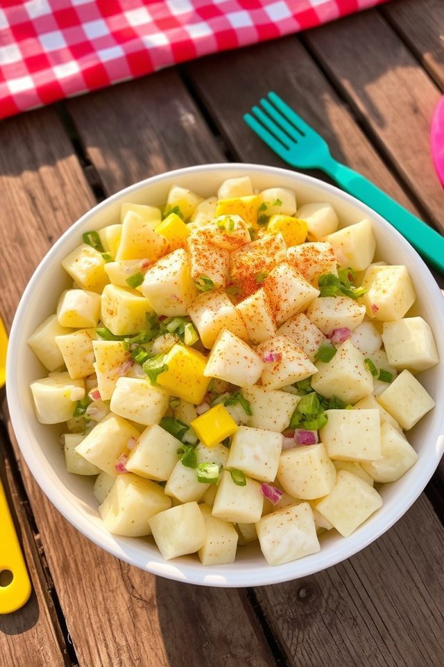 creamy tangy potato salad