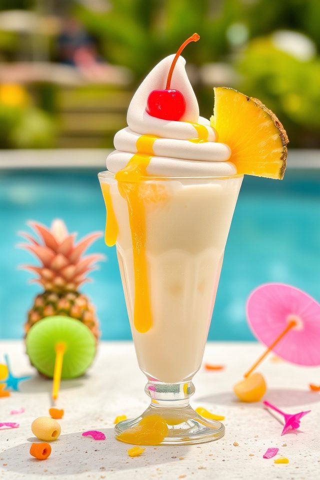 creamy tropical dessert delight