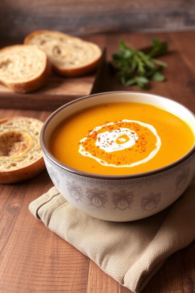 creamy winter squash soup