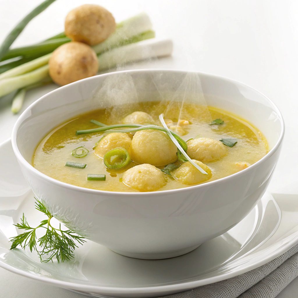 Baby Potato and Leek Soup