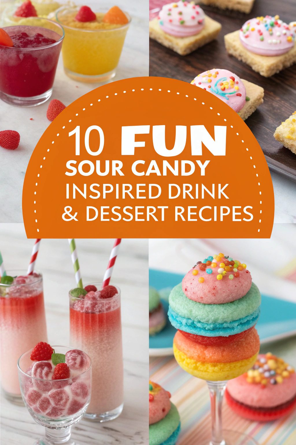Fun Sour Candy Inspired Drink & Dessert Recipes