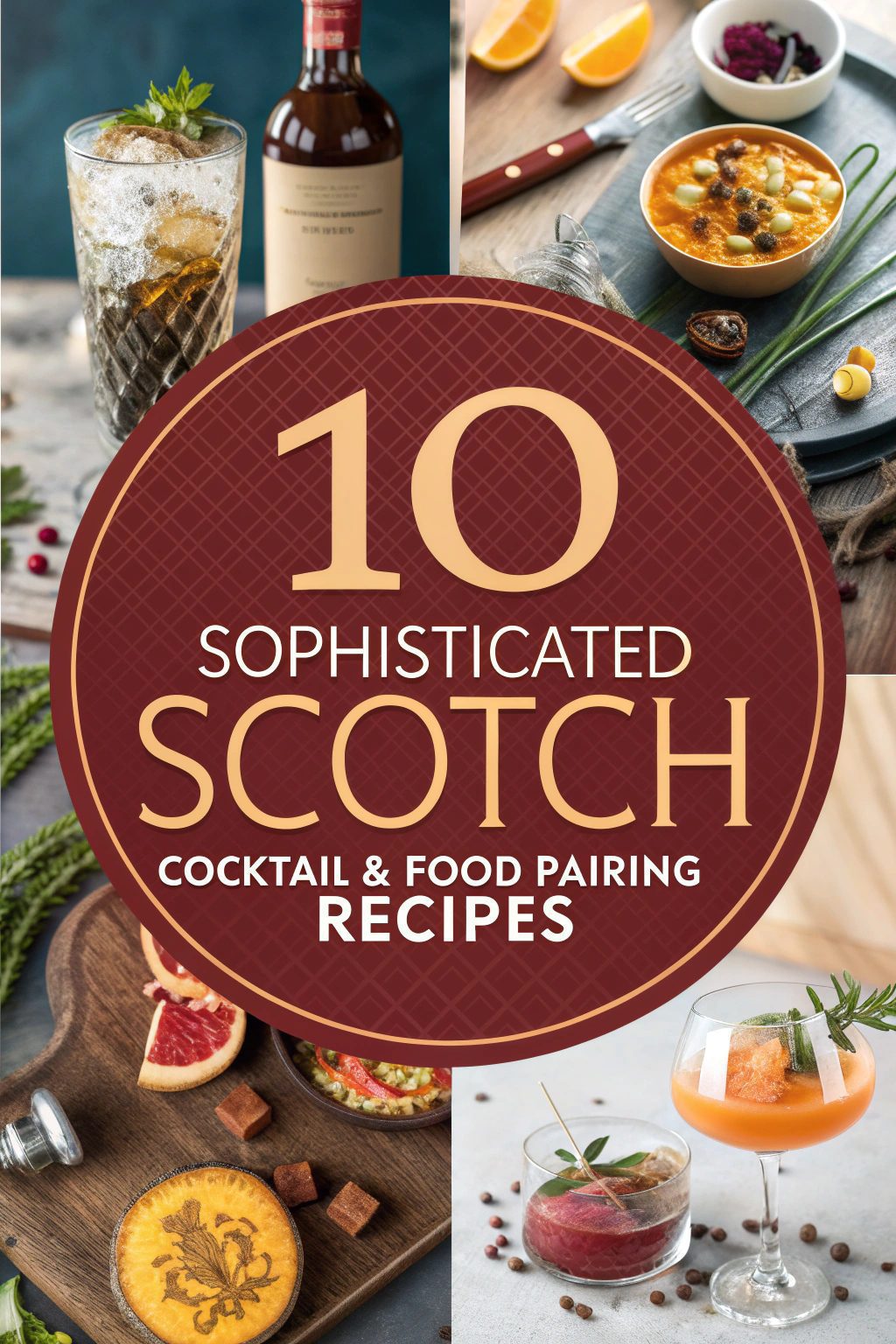 Sophisticated Scotch Cocktail & Food Pairing Recipes
