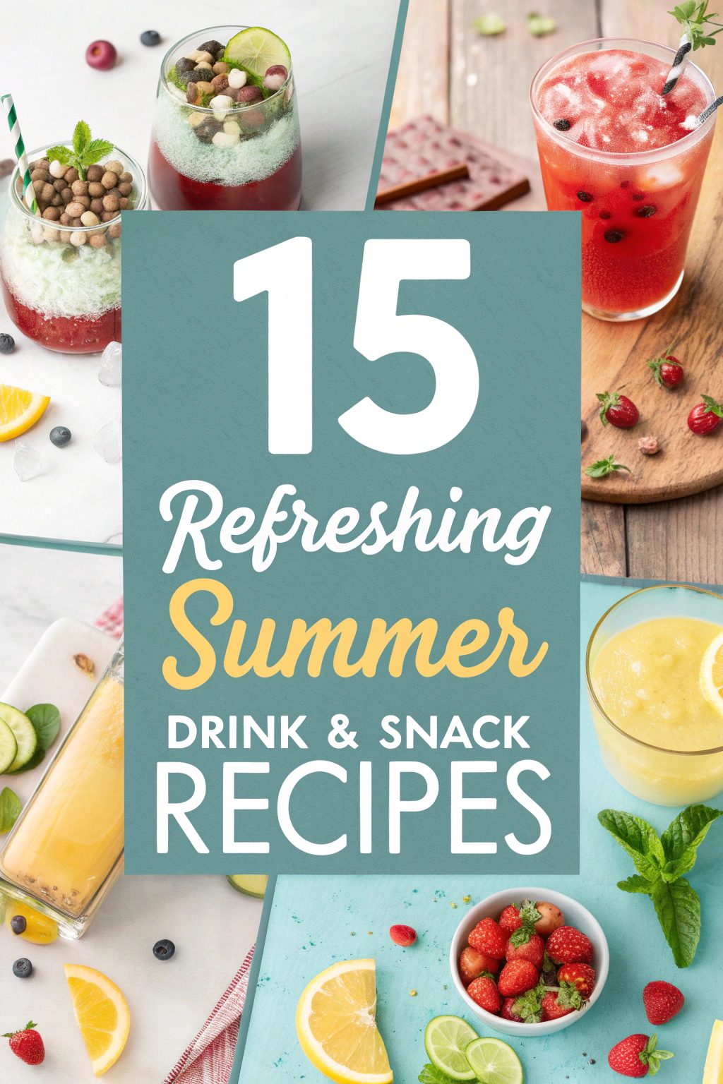 Tasty Summer Drink & Snack Recipes to Keep You Cool