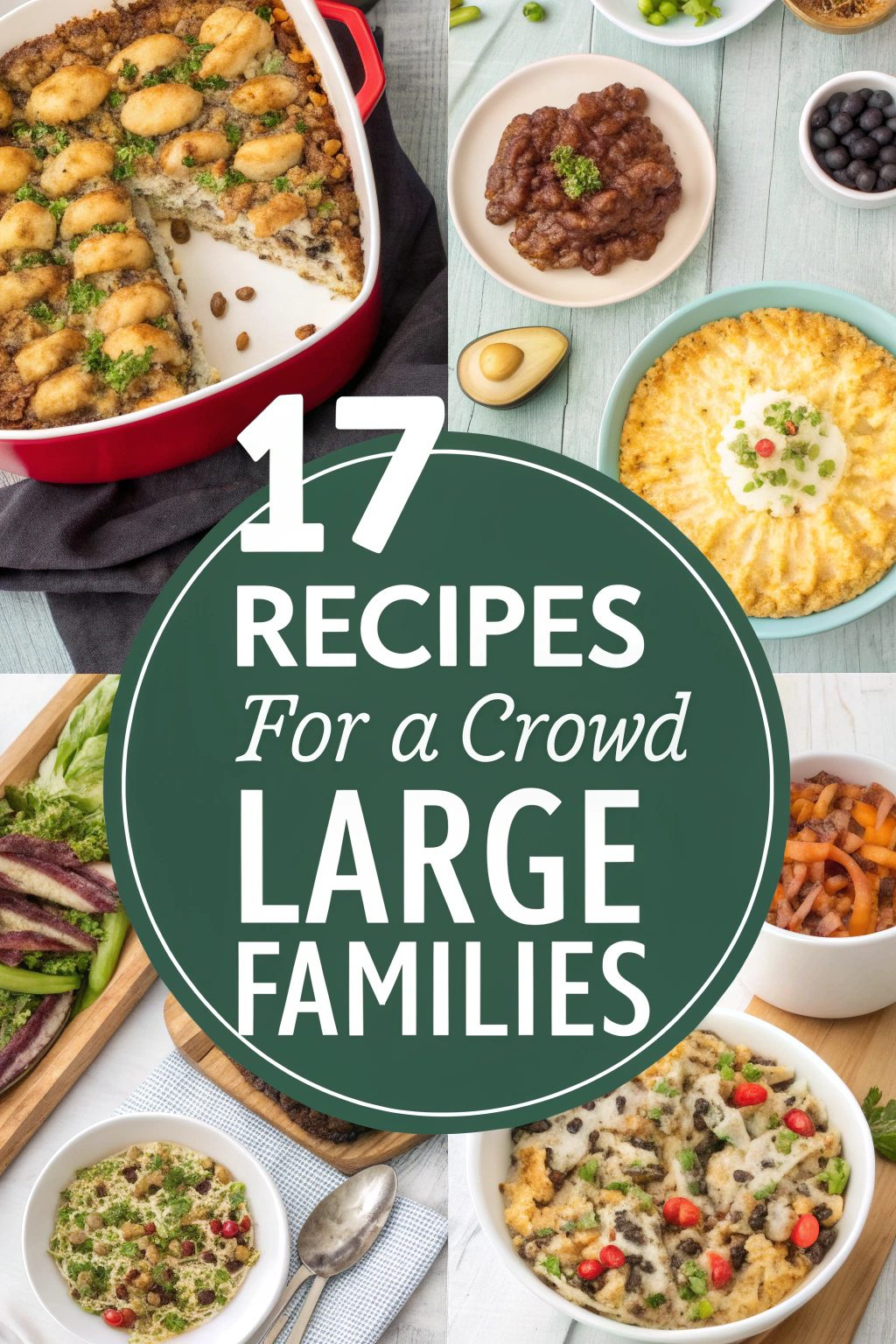 Recipes for a Crowd Large Families