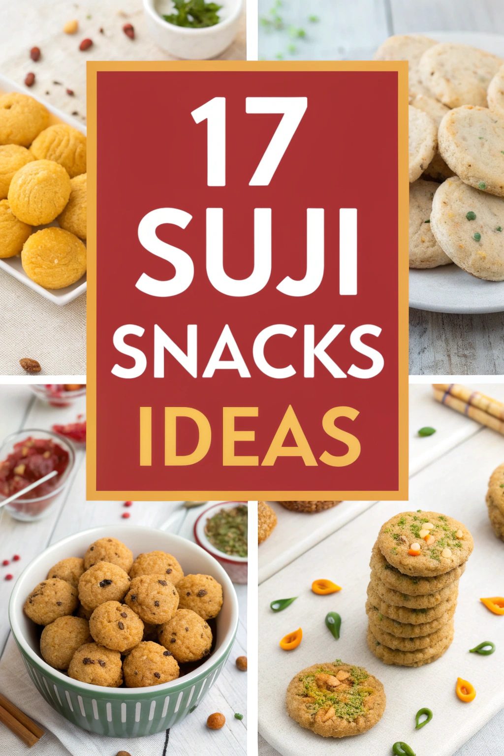 Suji Snacks Ideas