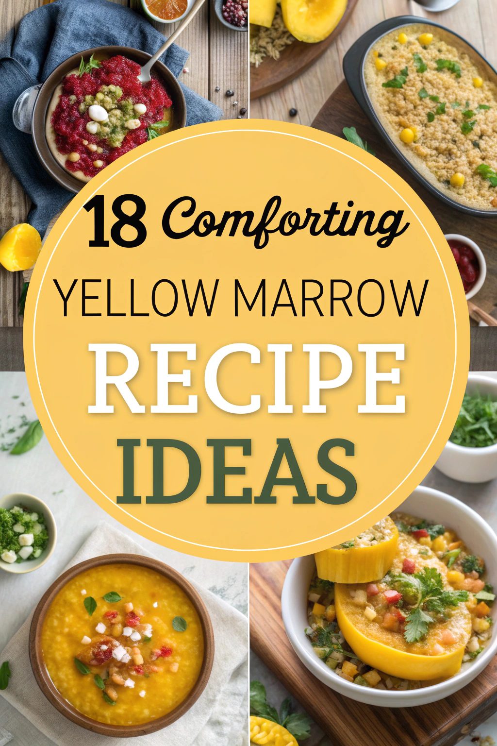 Comforting Yellow Marrow Recipe Ideas