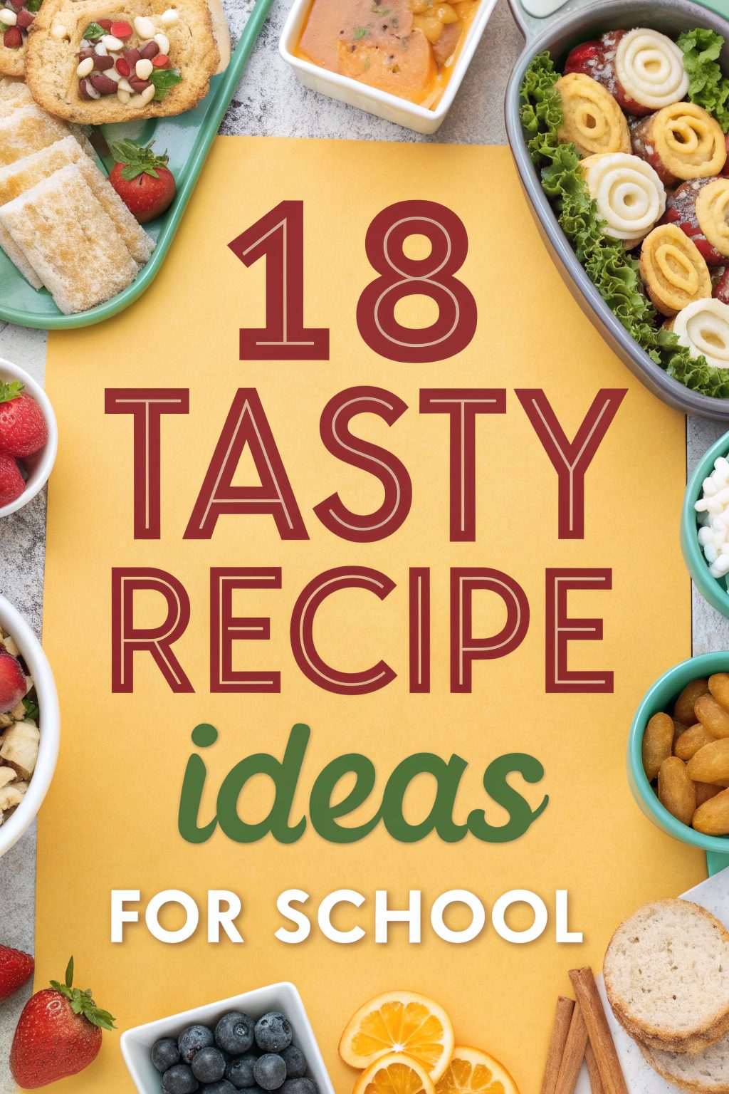 Tasty Recipe Ideas for School