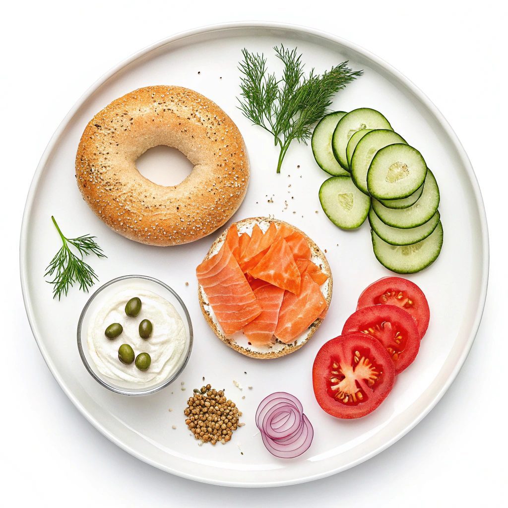 Ingredients For Smoked Salmon Bagels