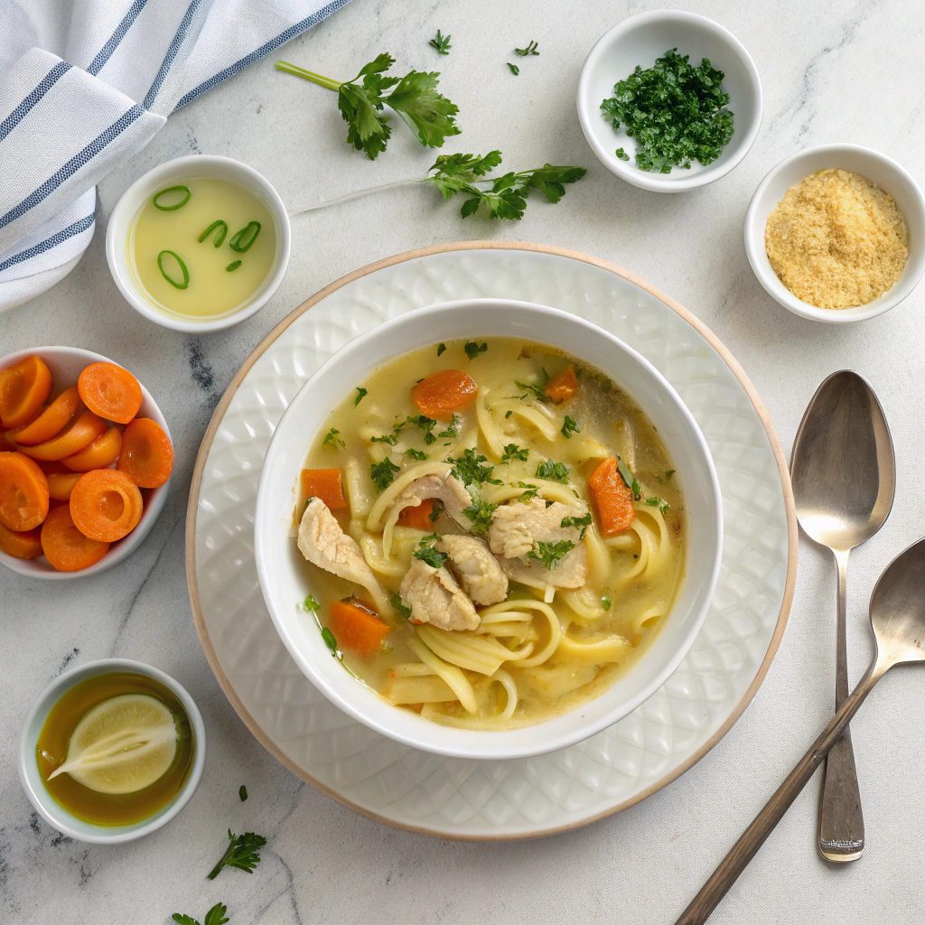 Ingredients For Homemade Chicken Noodle Soup