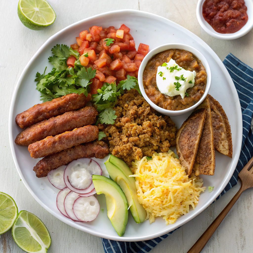 Ingredients For Breakfast Tacos Bar