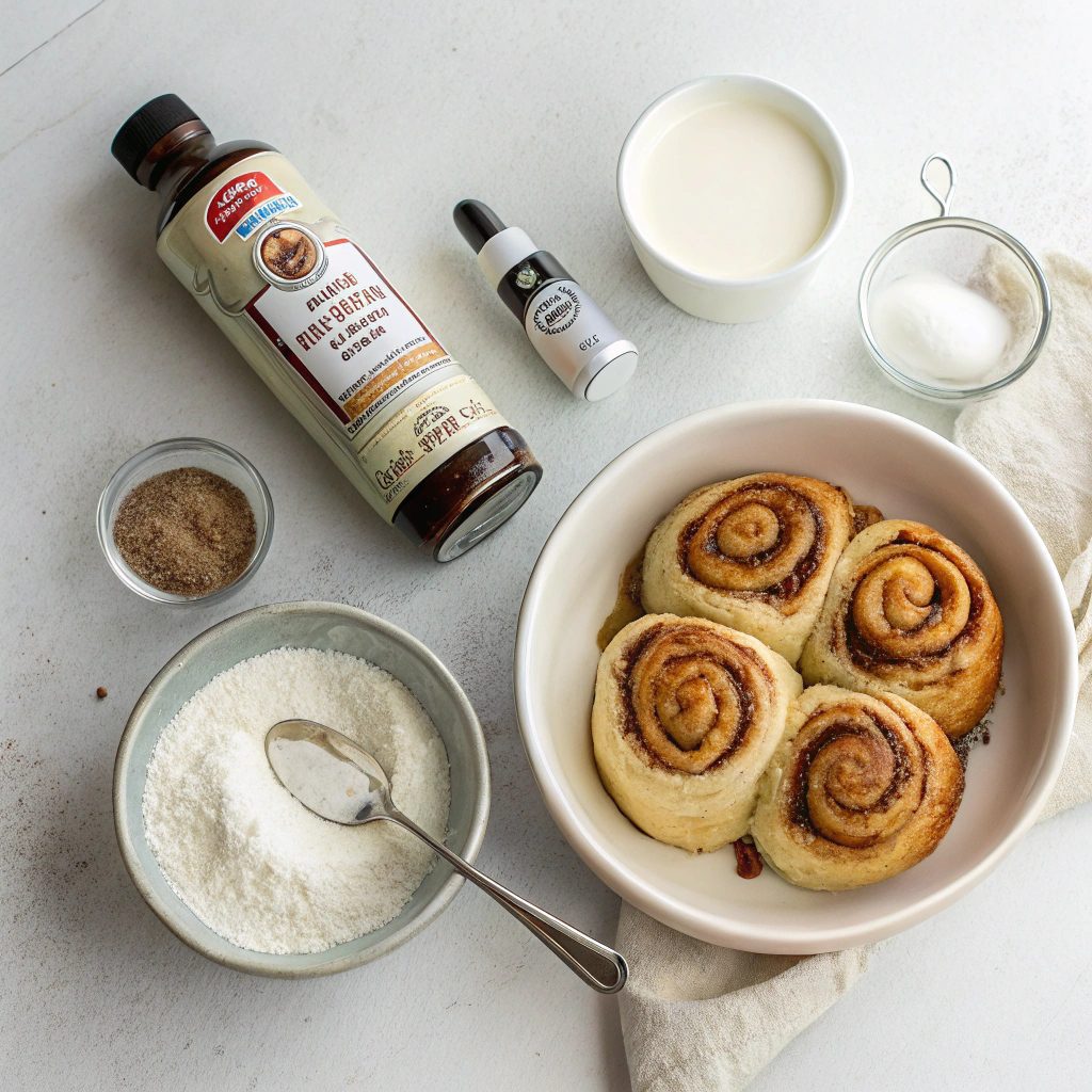 Ingredients For Cinnamon Roll Waffles