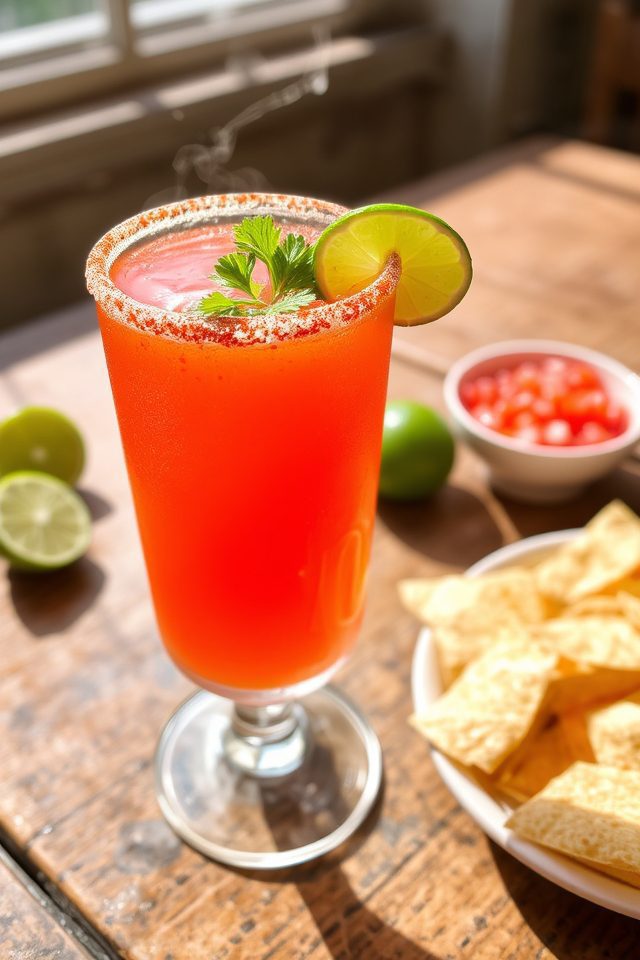 crisp cilantro lime beverage