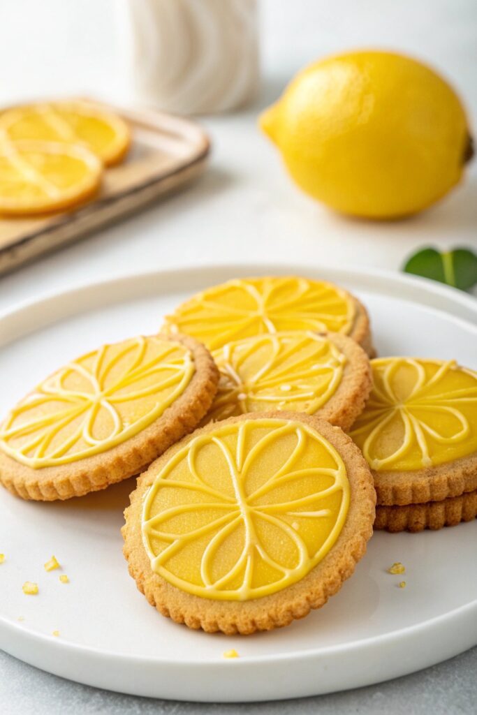 crispy lemon cookie delight