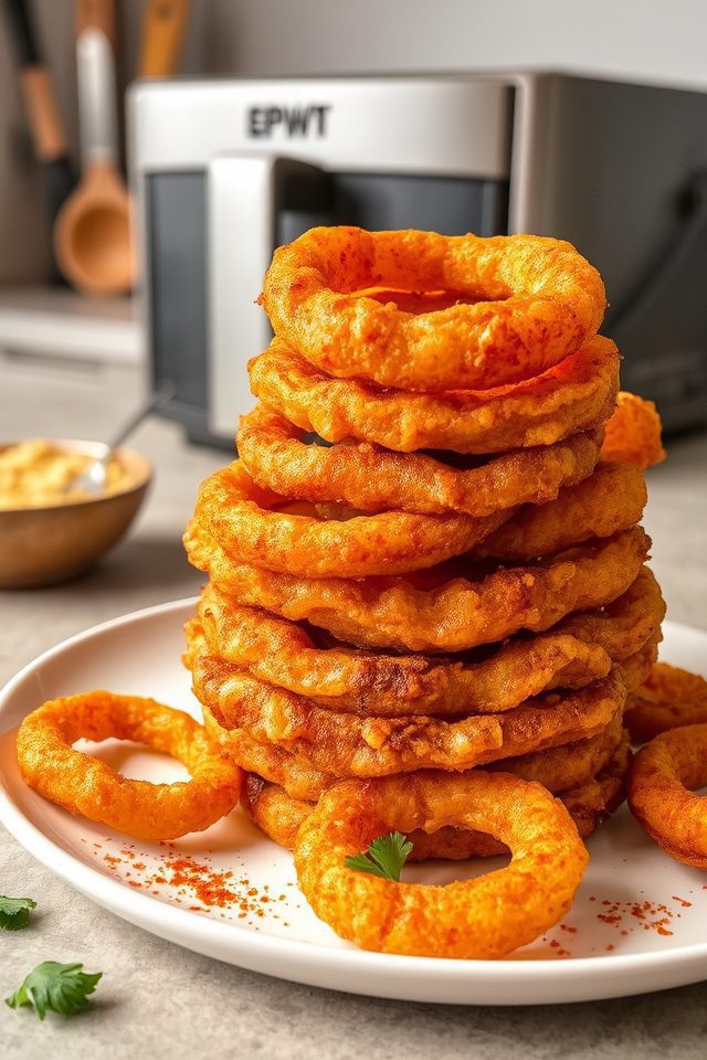 crispy air fried onions