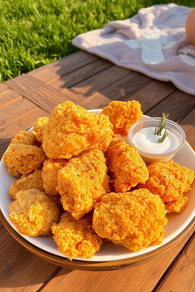 crispy beer battered chicken