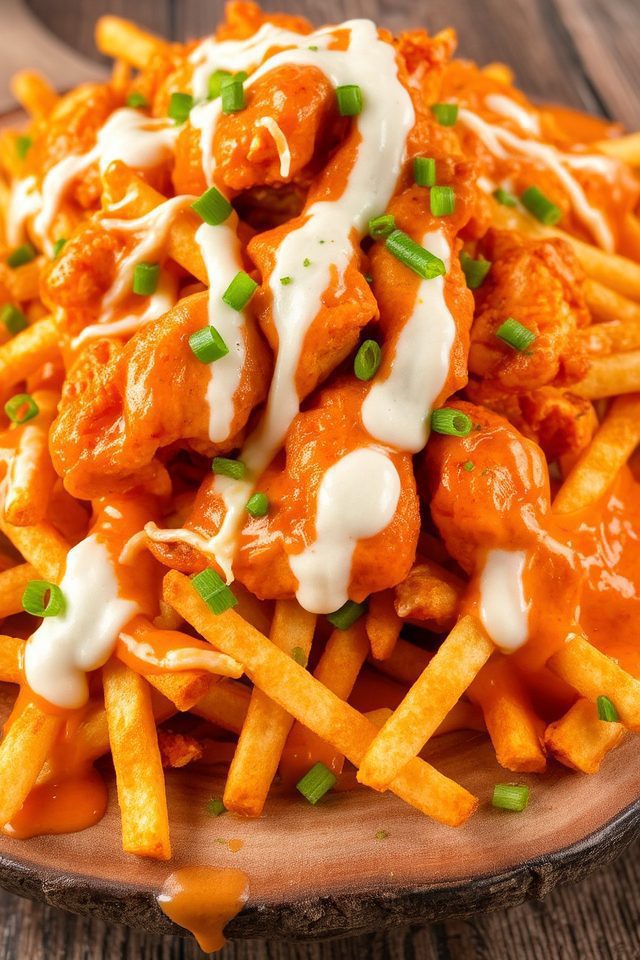 crispy buffalo chicken fries