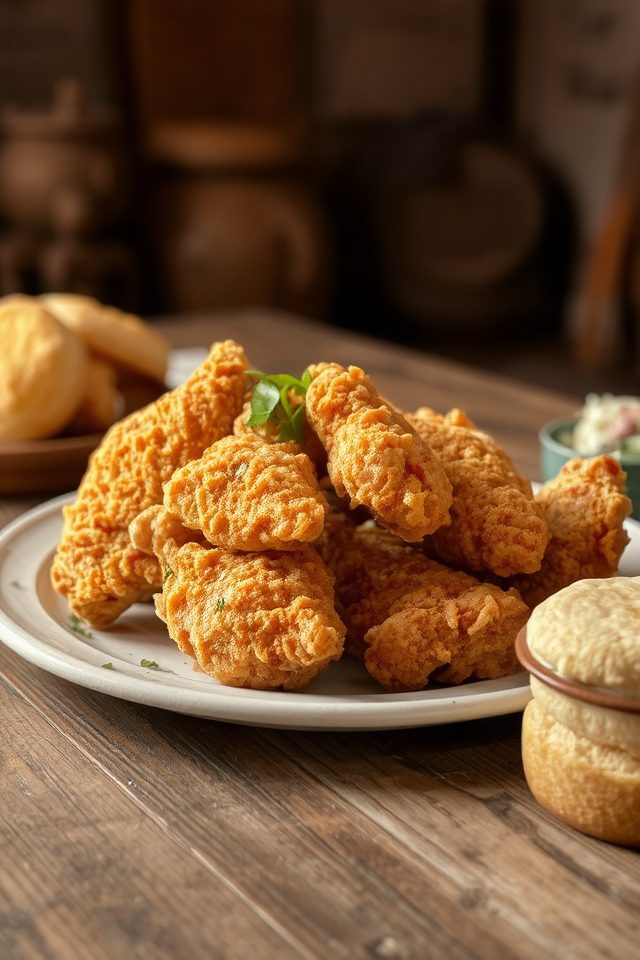 crispy buttermilk fried chicken