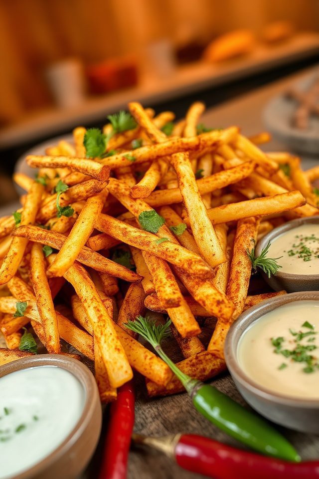 crispy cajun seasoned fries