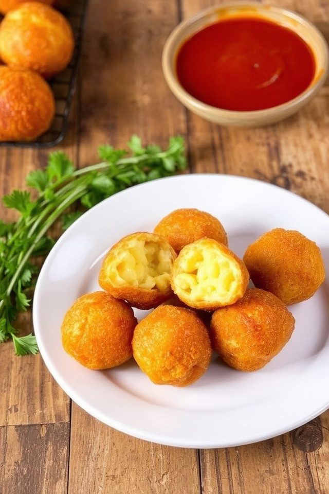 crispy cheesy snack balls