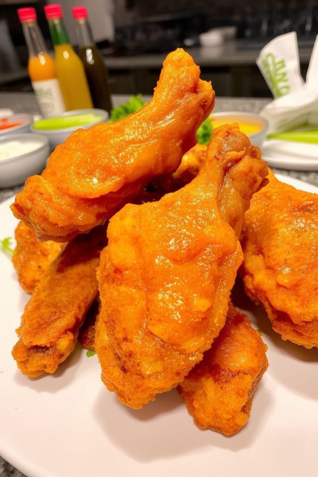 crispy chicken air frying