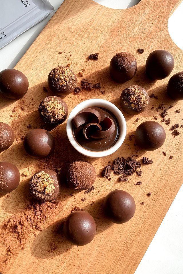 crispy chocolate truffle bites
