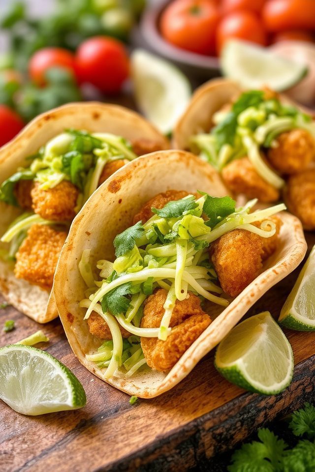 crispy clam tacos delightfully elevated