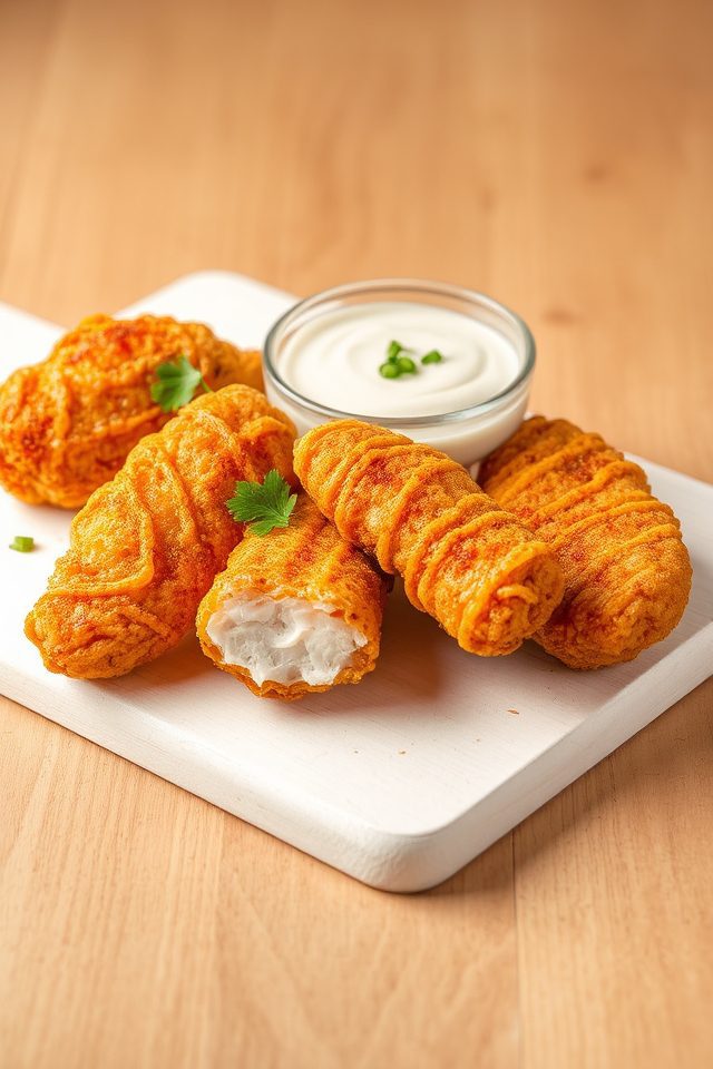 crispy fried chicken tenders
