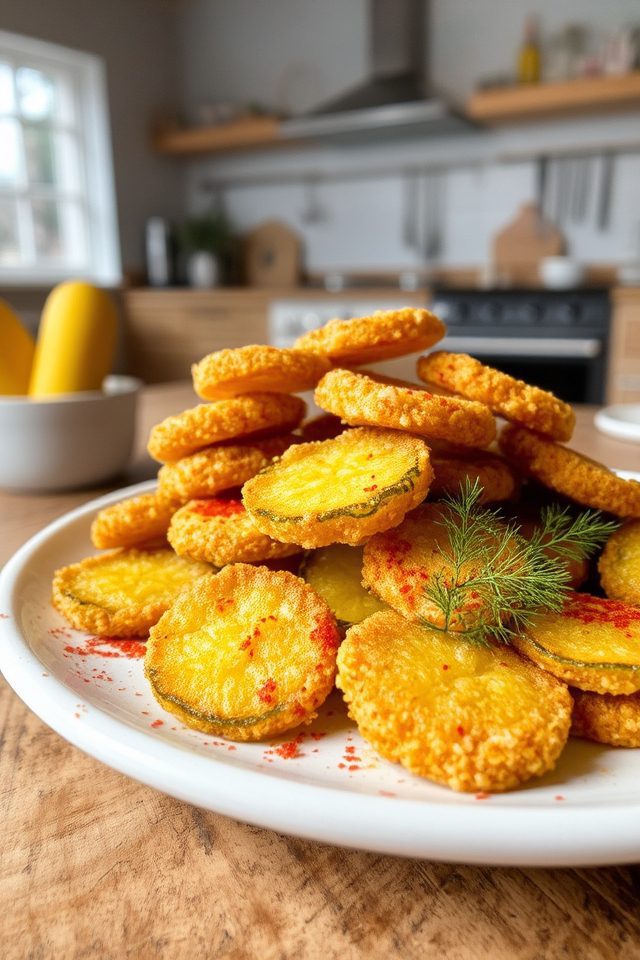 crispy fried dill pickles
