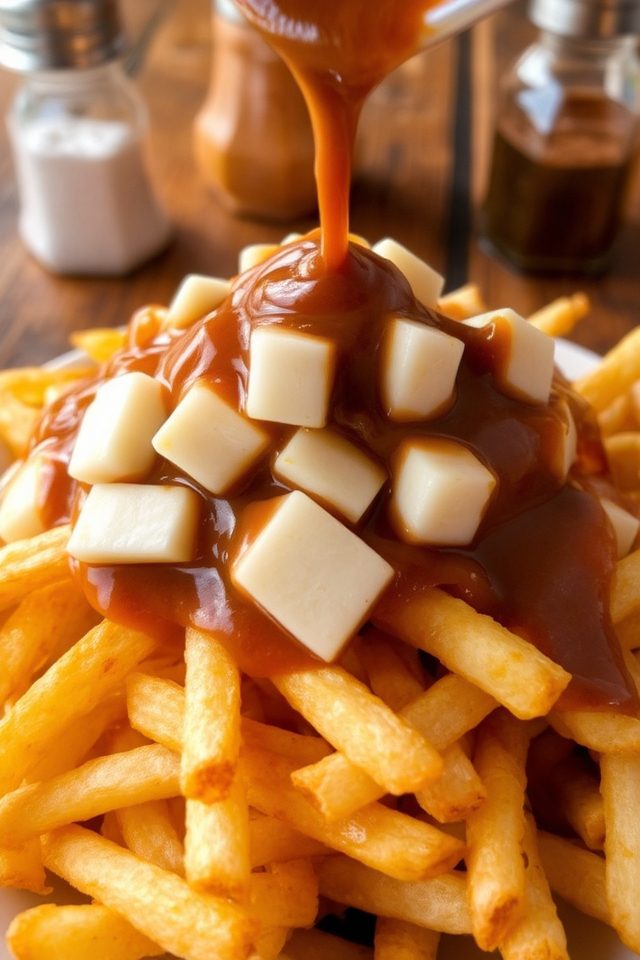 crispy fries with gravy