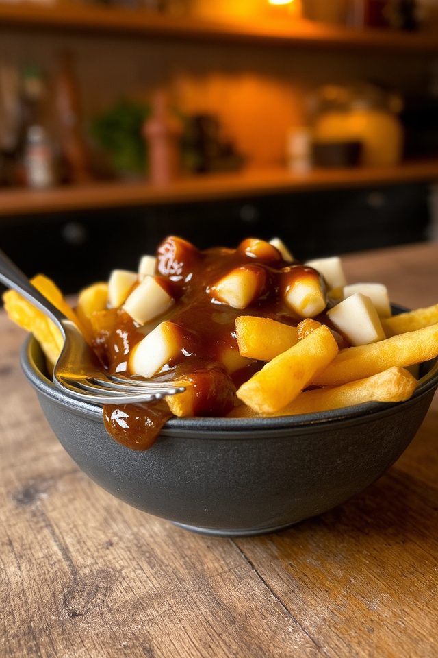 crispy fries with gravy