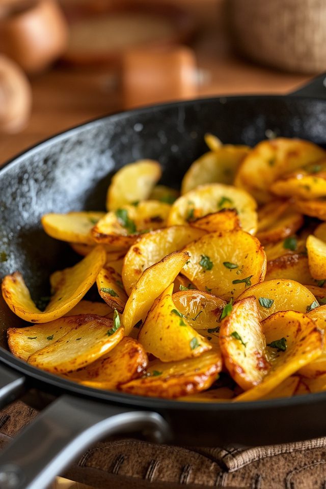 crispy golden potato dish