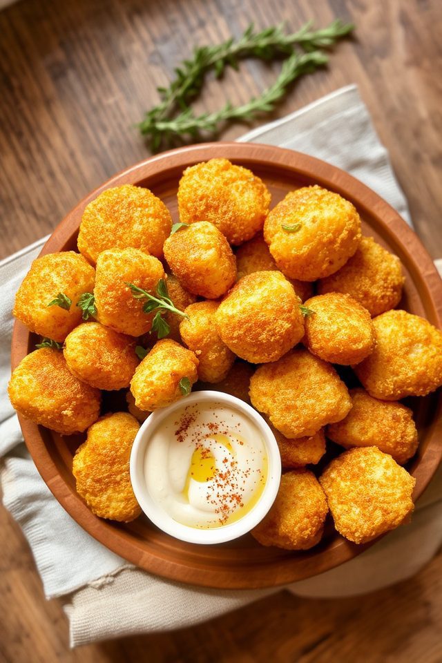 crispy mashed potato bites