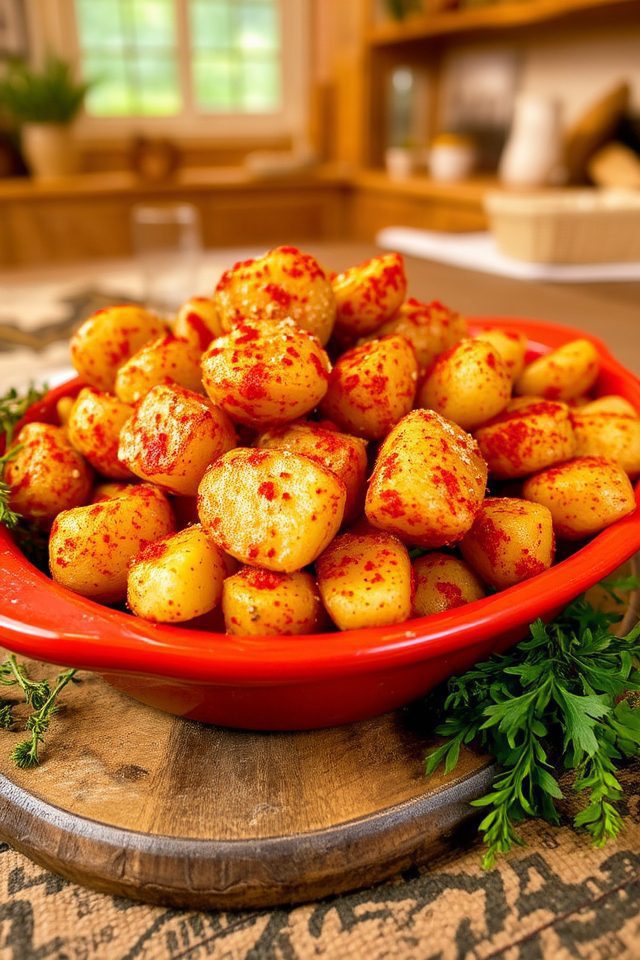 crispy paprika roasted potatoes