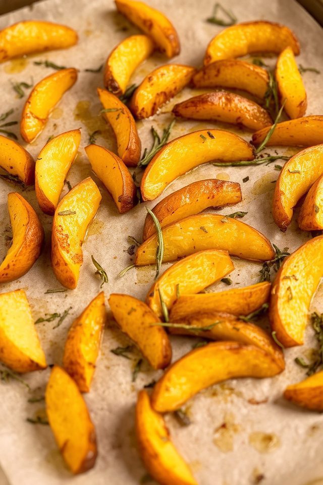 crispy rosemary potato wedges