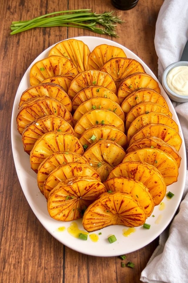 crispy seasoned potato fan