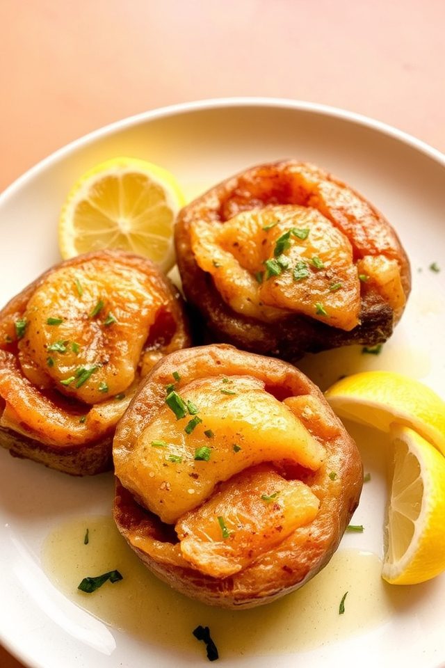 crispy smashed potato dish