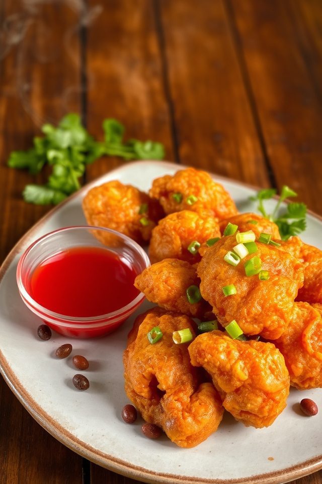 crispy spicy szechuan chicken