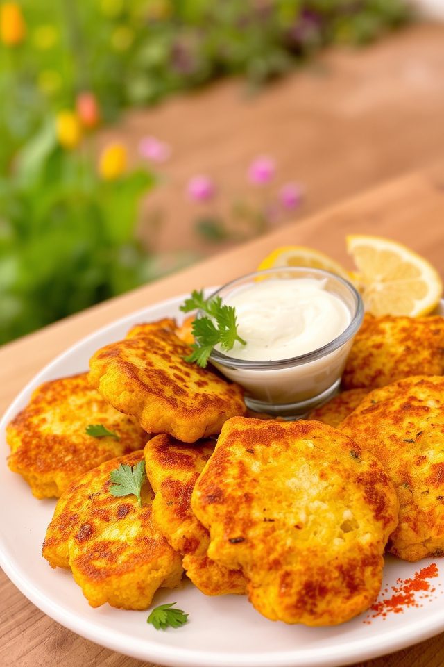 crispy summer squash fritters