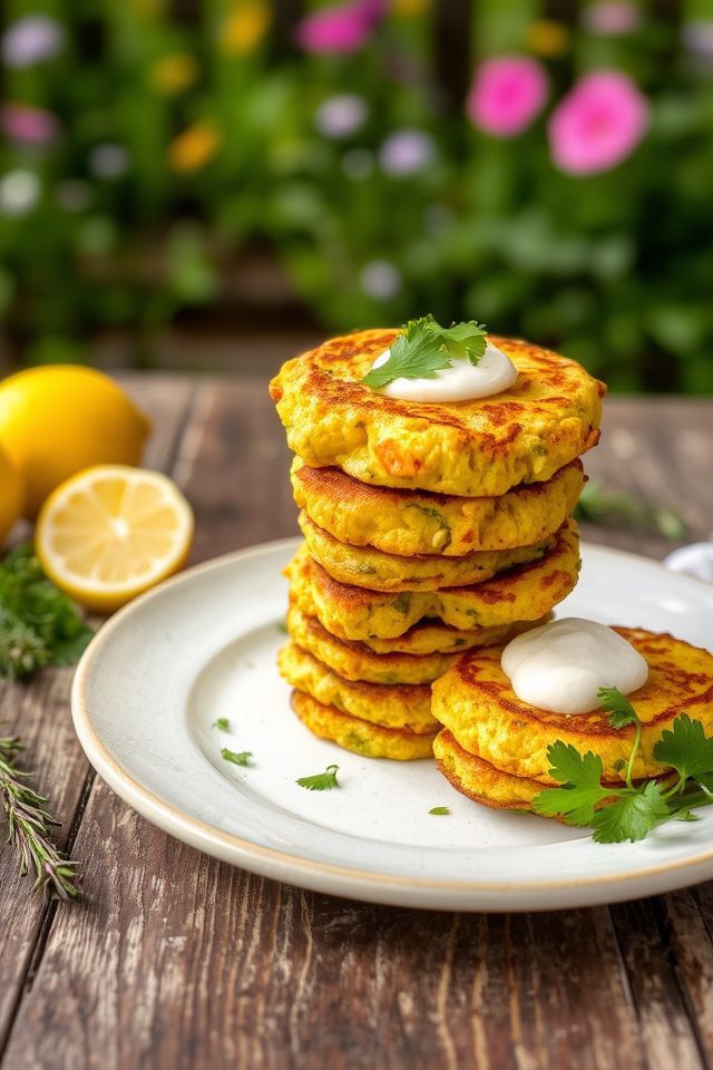 crispy summer squash fritters