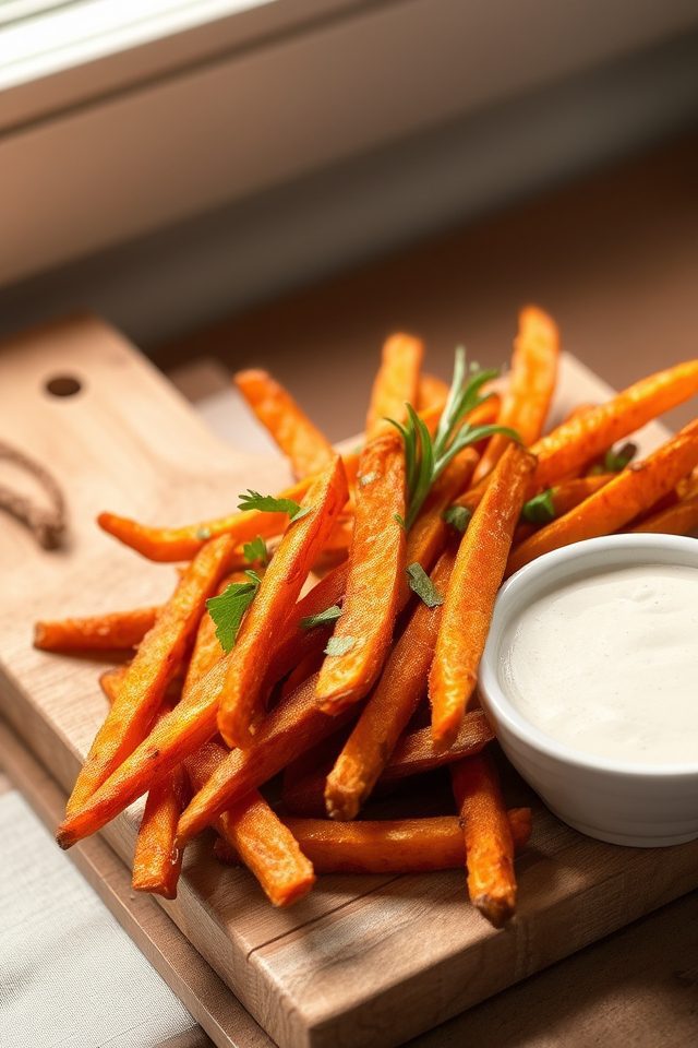 crispy sweet potato fries